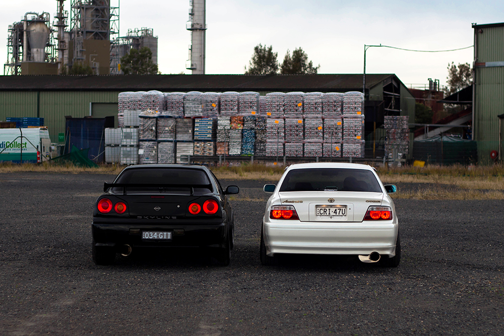 Skyline r34 Рё Toyota Chaser